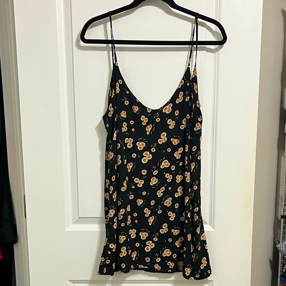 Brandy Melville Lynette Floral Mini Dress OS